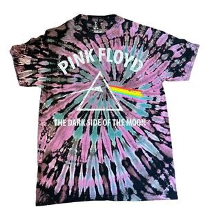 Pink Floyd Tie-Dyed Adult MD Dark Side Of The Moon Graphic T-shirt